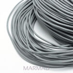 Rzemień szary lakierowany - SKÓRA - grubość 2mm - 2