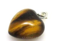 Zawieszka - tygrysie oko serce 24x15x10mm