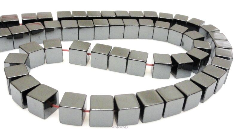 Hematyt  - kostka 6x6mm