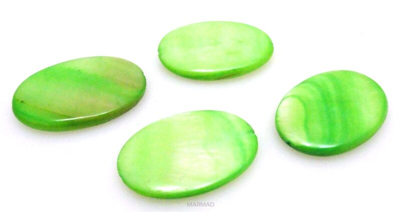 Muszla /Masa perłowa - owal 25x18mm