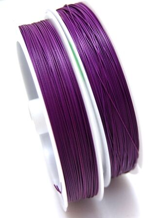 Linka jubilerska fioletowa- średnica 0,45mm