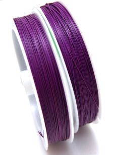 Linka jubilerska fioletowa- średnica 0,45mm