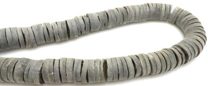 Muszla szara tęczowa matowa- krążki 14mm