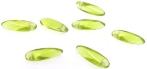 Łezki zielone 11x3mm - zielone - Preciosa