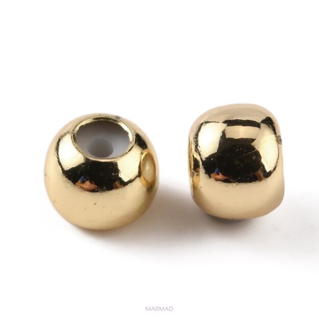 Stoper - Oponka 4 x 3 mm, otwór 0,8 mm, pozłacany 14K