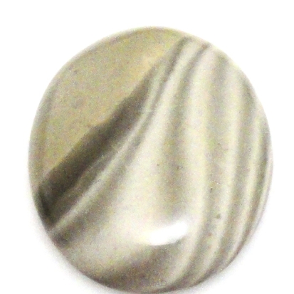 Kaboszon krzemień pasiasty owal 40x30x7mm