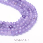 Jadeit fasetowany fioletowy - oponka 8x6mm - 2