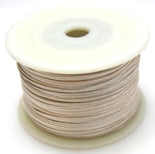 Sznurek do sutaszu - beżowy - 2 metry