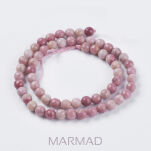 Rodochrozyt naturalny fasetowany - kula 8mm - 2