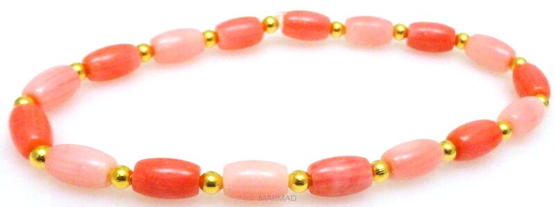 Bransoleta - koral oliwki - 18cm