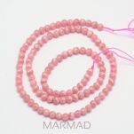 Rodochrozyt naturalny - kula 4mm - 2