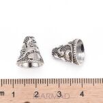 Czapeczka, miseczka, przekładka bali, element wykończeniowy - stożek 13x11mm - 3