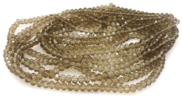 Kryształki fasetowane - oponki 4x3mm