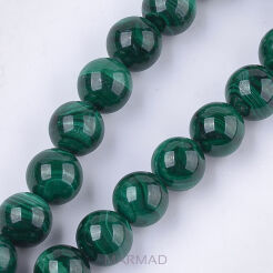 Malachit naturalny - kula 10mm- klasa A