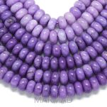 Jadeit malezyjski lawendowy- oponka 10x6mm - 3