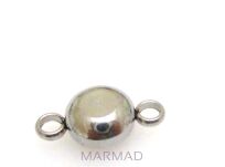 Łącznik z cyrkonią crystal 12x6mm Stainless Steel - 2