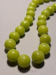 Jadeit naturalny - kula 16mm- jasno-zielony
