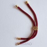 Baza do bransoletki- regulowana suwakowo- sznurek skręcony - 7