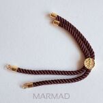 Baza do bransoletki- regulowana suwakowo- sznurek skręcony - 8