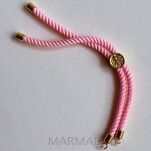 Baza do bransoletki- regulowana suwakowo- sznurek skręcony - 20