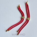 Baza do bransoletki- regulowana suwakowo- sznurek skręcony - 15