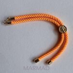 Baza do bransoletki- regulowana suwakowo- sznurek skręcony - 21