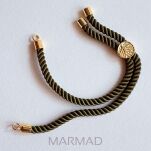 Baza do bransoletki- regulowana suwakowo- sznurek skręcony - 17