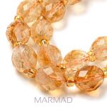 Cytryn naturalny fasetowany- owal 8-9x6-8mm - 4