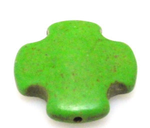 Howlit - krzyż 25x25mm - zielony