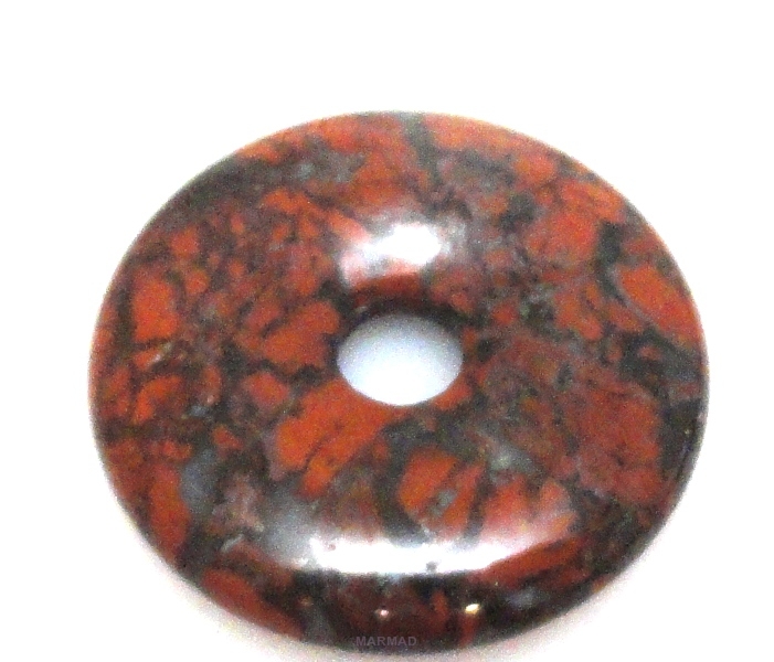 Jaspis - na zawieszkę - donut 30mm