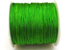 Sznurek bawełniany satynowy 0,8mm - zielony