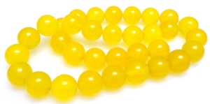 Agat żółty kula 12mm