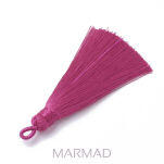 Chwost poliester- różowym- 8,5cm - 2