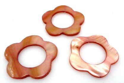 Masa perłowa - kwiat okienko 30mm