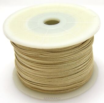 Sznurek do sutaszu - beżowy - 2 metry