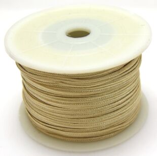Sznurek do sutaszu - beżowy - 2 metry