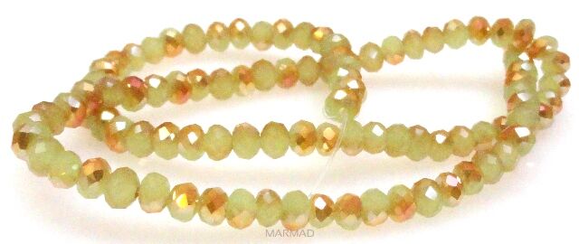 Kryształki fasetowane - oponki 3x2mm