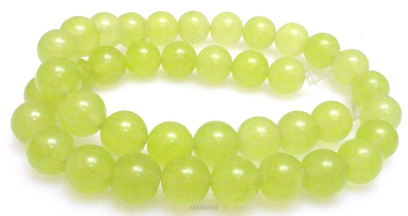 Jadeit - kula 10mm - jasno zielony