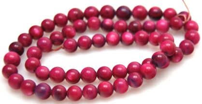 Naturalna masa perłowa fuksja - kula 6mm