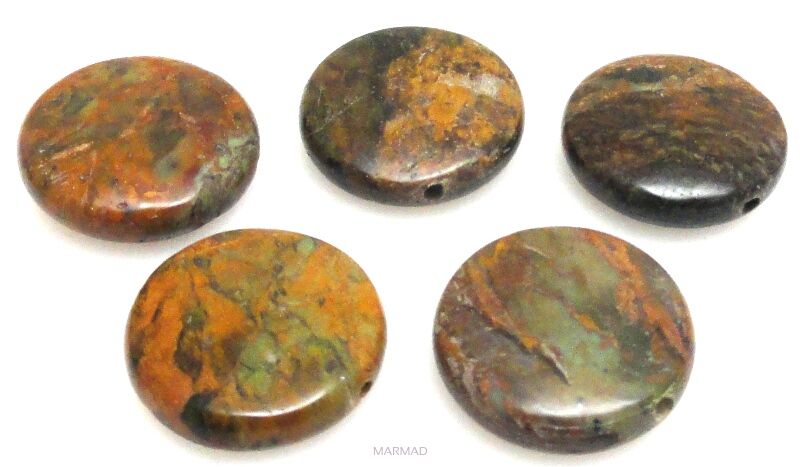 Jaspis Impresja - moneta 18mm