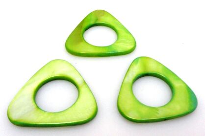 Masa perłowa - trójkąt okienko 30mm