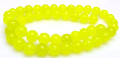 Jadeit - kula 8mm - limonka