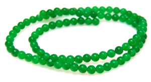 Jadeit - kula 4mm - zielony
