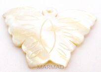 Muszla perłowa - motyl 50x35mm