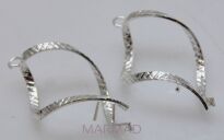 Baza do kolczyków i wisiorków - świderek ozdobny 35mm