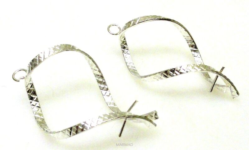 Baza do kolczyków i wisiorków - świderek ozdobny 35mm