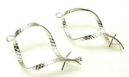 Baza do kolczyków i wisiorków - świderek ozdobny 35mm