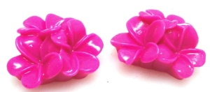 Kaboszon - kwiatuszki 20mm - różowe