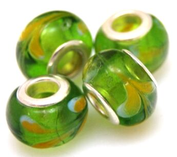 Szkło weneckie - przekładka do biżuterii modułowej