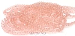 Kryształki fasetowane - oponki 4x3mm - różowe